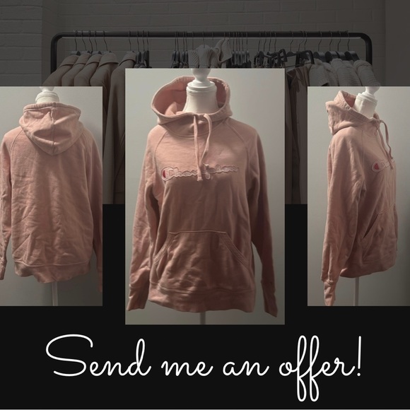 Champion Tops - Woman’s Champion Brand Pink Hoodie